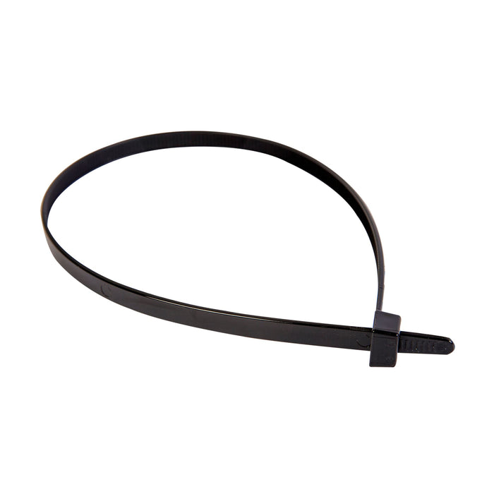 DYNAMIX 2.5 x 200mm UV Black Cable Ties Pack of 100 80N/8.1kgs Tensile Strenght