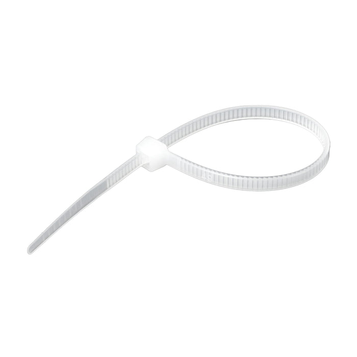 DYNAMIX 4.8 x 200mm Natural Cable Ties Pack of 1000 230N/23.4kgs Tensile Strength