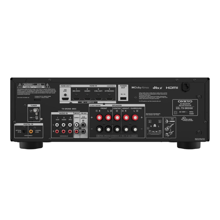 Onkyo 5.2 Channel AV Receiver Amp 150 Watts per Channel. 2x Subwoofer Preout 5x HDMI