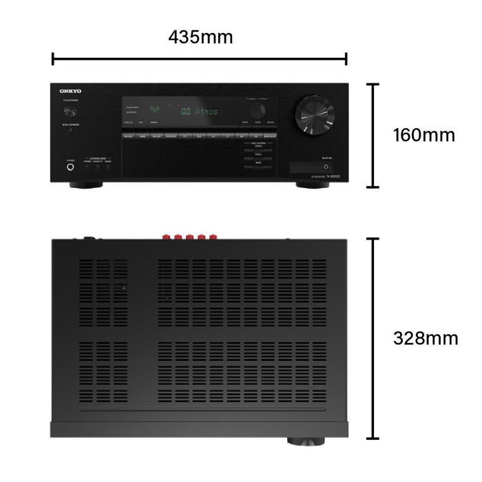 Onkyo 5.2 Channel AV Receiver Amp 150 Watts per Channel. 2x Subwoofer Preout 5x HDMI