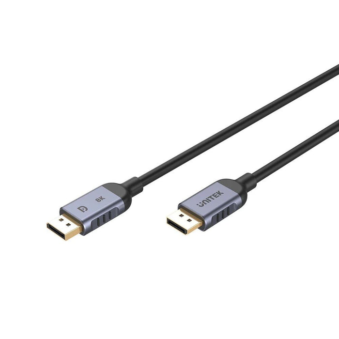 Unitek 1.5m 8K DisplayPort V1.4 (UHD) Cable. Max Res 8K@60Hz. p to 204Hz Refresh Rate