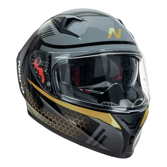 Motorcycle Helmet Nitro N501 Small Blk/Gunmetal/Gold - LX2001 - Homewares, Outdoor, Phone Accessories, Cases, Speakers, Headphones + More -