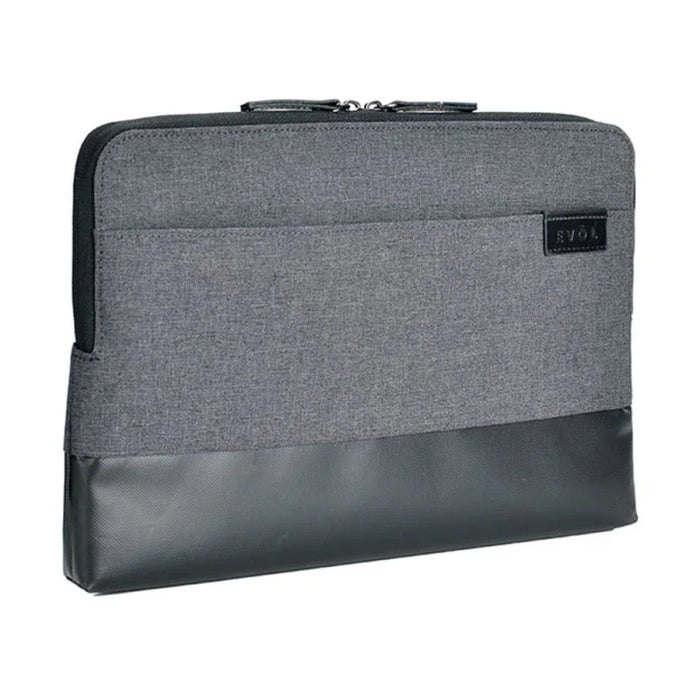 Evol Uluru 13.3" - 14.1" Heather-Poly & Coated Canvas Laptop Sleeve Dark Grey - LX2001 - Homewares, Outdoor, Phone Accessories, Cases, Speakers, Headphones + More -