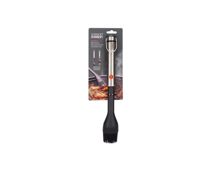 Joseph Joseph GrillOut BBQ Silicone Basting Brush with retractable head