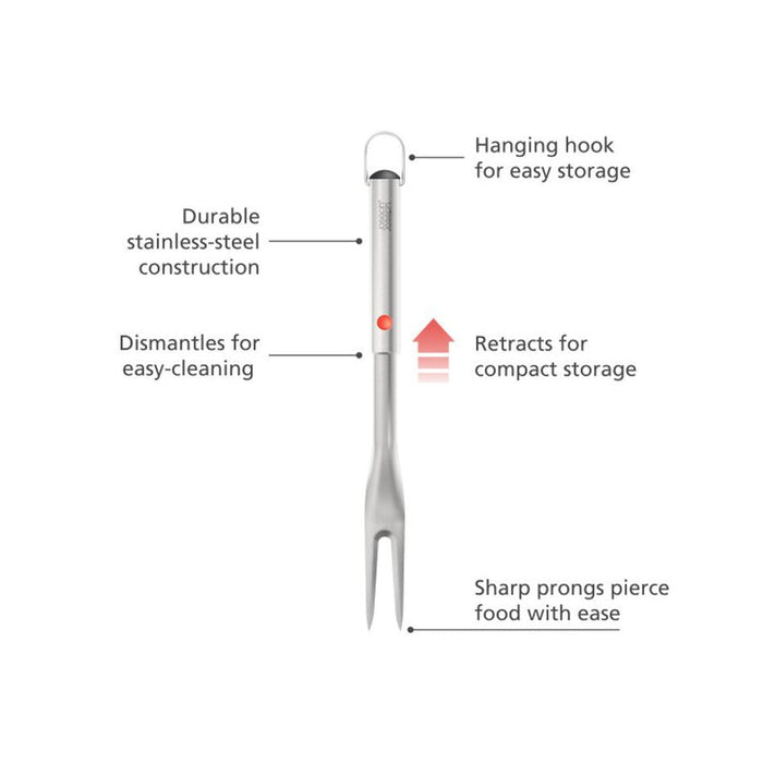 Joseph Joseph GrillOut BBQ Fork with retractable head