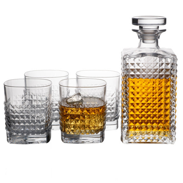 Luigi Bormioli Elixir Glass Whisky Glass Set - 5 Piece