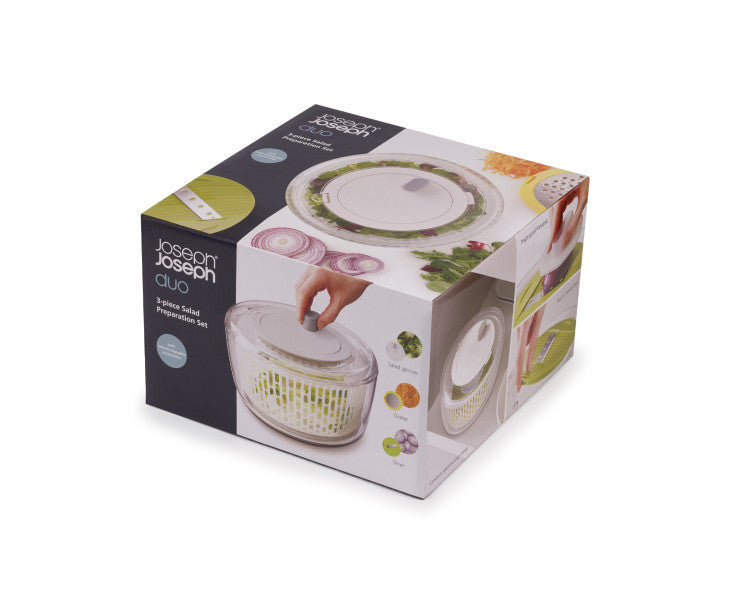 Joseph Joseph Duo 3pc Salad Preparation Set (Mcolor)