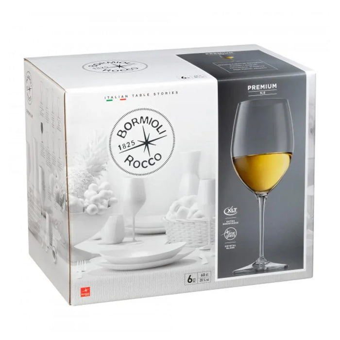 Bormioli Rocco Set 6 Premium Shiraz Glass 600ml - LX2001 - Homewares, Outdoor, Phone Accessories, Cases, Speakers, Headphones + More -