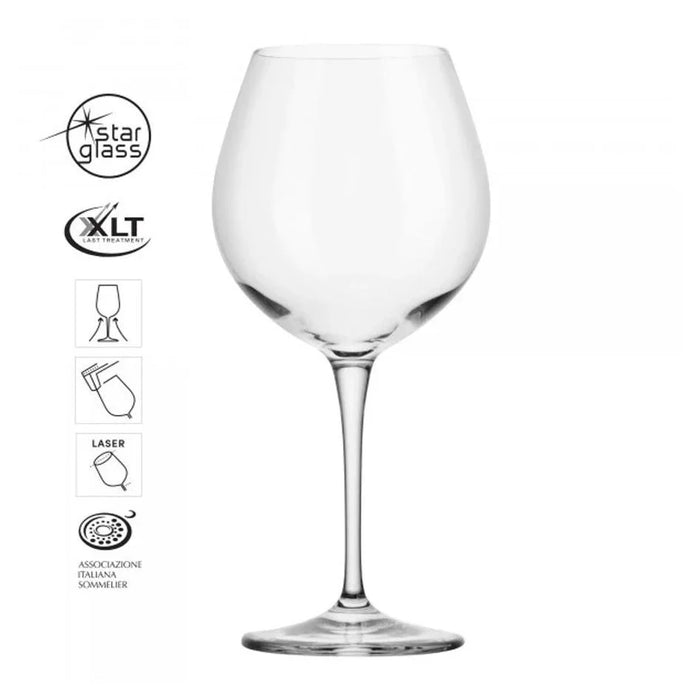 Bormioli Rocco Set 6 Premium Pinot Glass 675ml - LX2001 - Homewares, Outdoor, Phone Accessories, Cases, Speakers, Headphones + More -