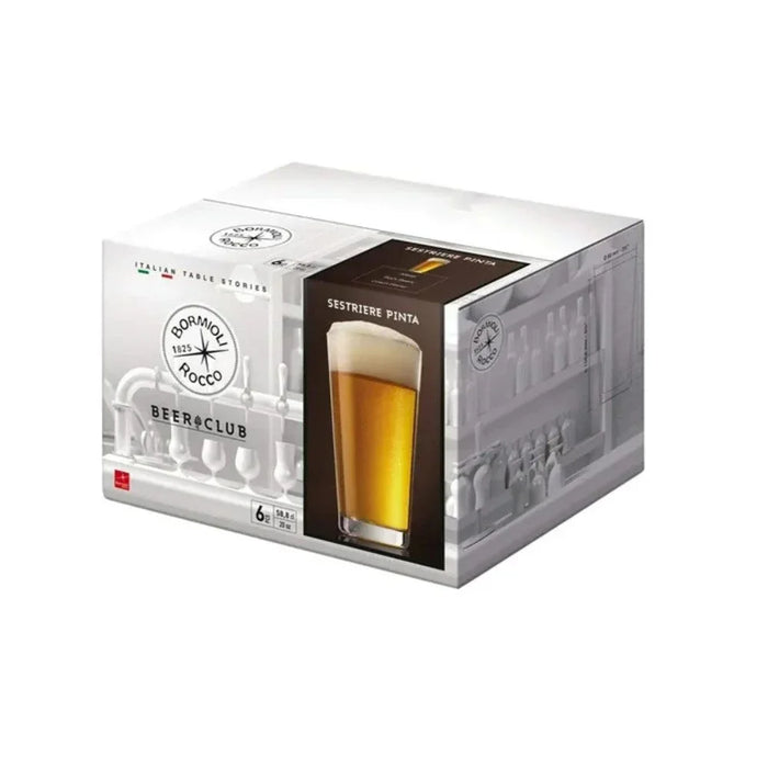 Bormioli Rocco Glass Set 6 Sestriere 590ml - LX2001 - Homewares, Outdoor, Phone Accessories, Cases, Speakers, Headphones + More -