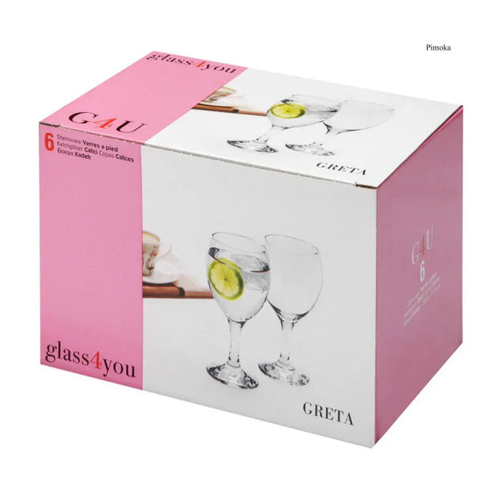 Pasabahce Glass Glass4You Wine 340ml - Set 6 - LX2001 - Homewares, Outdoor, Phone Accessories, Cases, Speakers, Headphones + More -