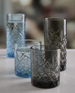Pasabahce Glass Timeless Double Old Fashioned Blue 345ml - Set 4 - LX2001 - Homewares, Outdoor, Phone Accessories, Cases, Speakers, Headphones + More -