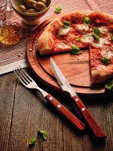 Tramontina Churrasco Steak Knife Serrated Narrow Blade Polywood Brown 4" , 11cm - LX2001 - Homewares, Outdoor, Phone Accessories, Cases, Speakers, Headphones + More -