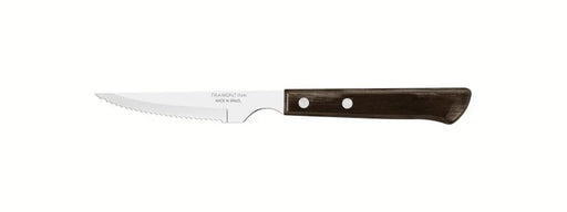 Tramontina Churrasco Steak Knife Serrated Narrow Blade Polywood Brown 4" , 11cm - LX2001 - Homewares, Outdoor, Phone Accessories, Cases, Speakers, Headphones + More -