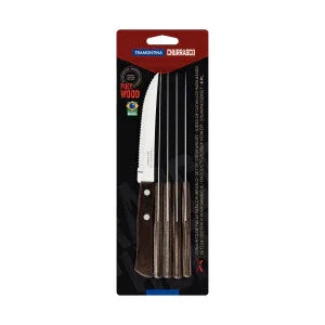 Tramontina Churrasco Steak Knife Traditional 6 Piece Set 11cm - LX2001 - Homewares, Outdoor, Phone Accessories, Cases, Speakers, Headphones + More -