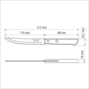 Tramontina Churrasco Steak Knife Traditional 6 Piece Set 11cm - LX2001 - Homewares, Outdoor, Phone Accessories, Cases, Speakers, Headphones + More -