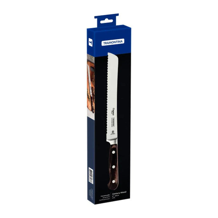 Tramontina Century Wood Bread Knife 8", 20cm - LX2001 - Homewares, Outdoor, Phone Accessories, Cases, Speakers, Headphones + More -