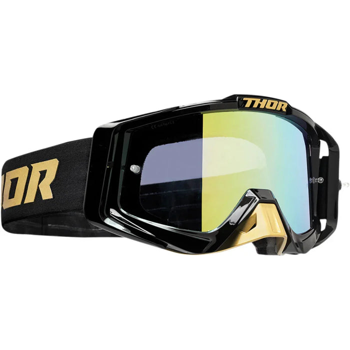 THOR MX GOGGLES S21 & S22 SNIPER PRO DIVIDE GOLD BLACK INCLUDES SPARE CLEAR LENS - LX2001 - Homewares, Outdoor, Phone Accessories, Cases, Speakers, Headphones + More -