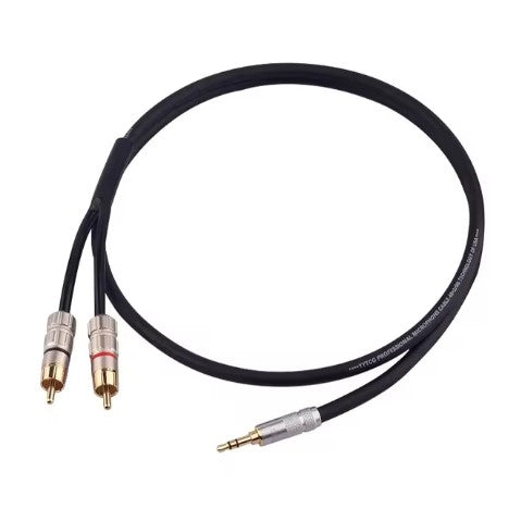 Male 2X Rca To 3.5Mm Trs Cable From Dj Decks To Skaa Akiko 50Cm Single