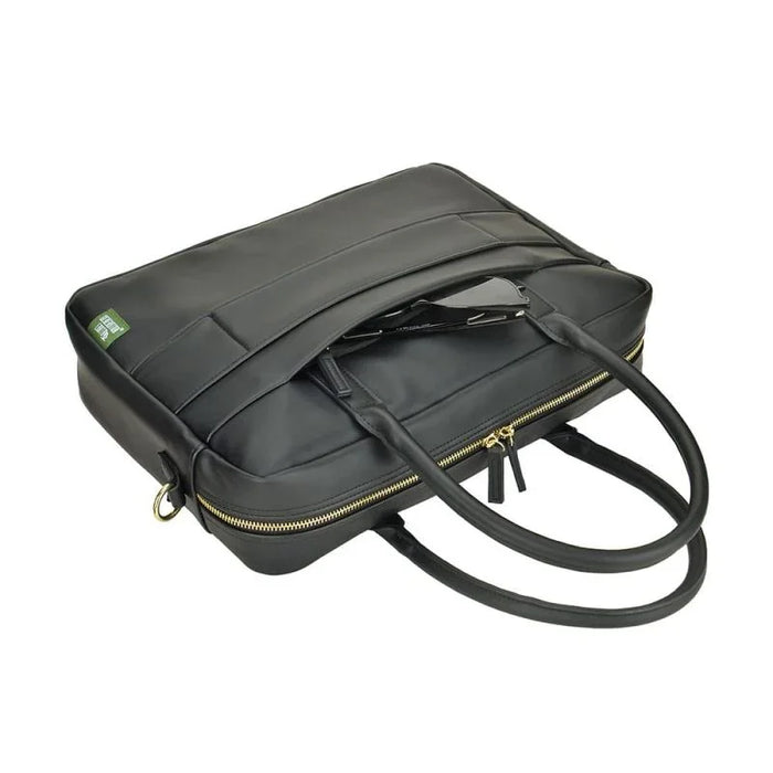 Generation Earth Berlin Recycled 13.3"-14.1" Laptop PU Ladies Briefcase – Black - LX2001 - Homewares, Outdoor, Phone Accessories, Cases, Speakers, Headphones + More -
