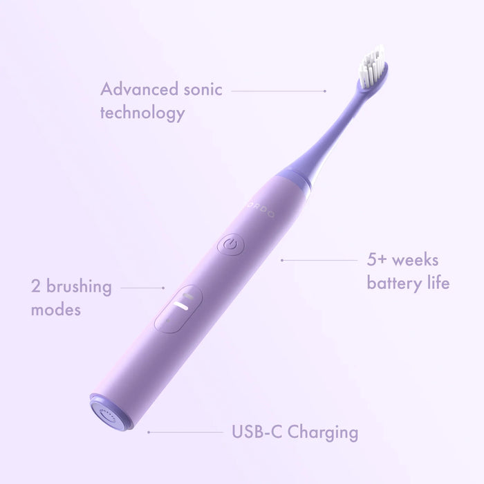 Ordo Sonic Lite Electric Toothbrush Lavender - LX2001 - Homewares, Outdoor, Phone Accessories, Cases, Speakers, Headphones + More -