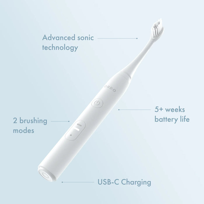 Ordo Sonic Lite Electric Toothbrush Snow - LX2001 - Homewares, Outdoor, Phone Accessories, Cases, Speakers, Headphones + More -