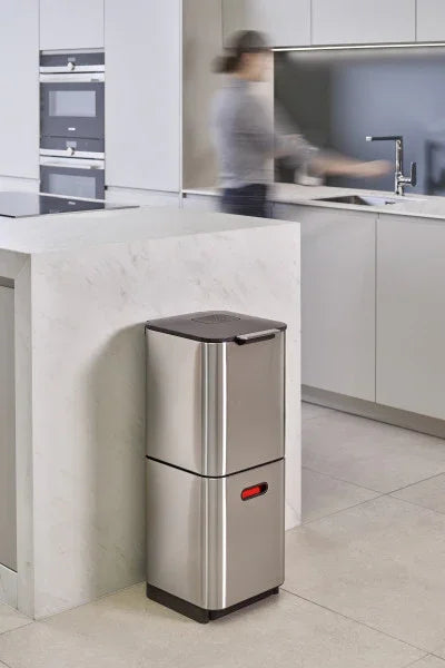 Joseph Joseph Totem Compact 40-litre - Stainless Steel - LX2001 - Homewares, Outdoor, Phone Accessories, Cases, Speakers, Headphones + More -