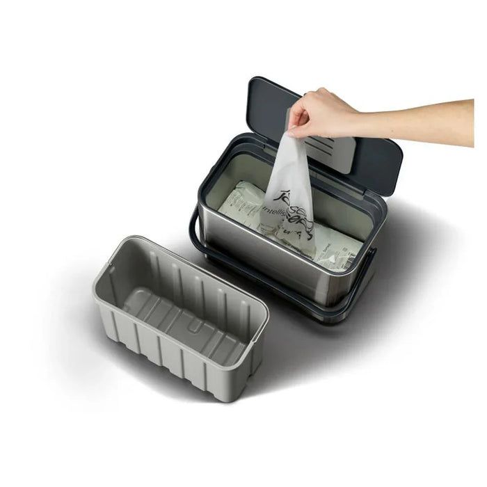 Joseph Joseph Food Waste Caddy Stainless Steel - LX2001 - Homewares, Outdoor, Phone Accessories, Cases, Speakers, Headphones + More -