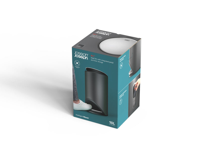 Joseph Joseph Arc 10L Bin - Carbon Black