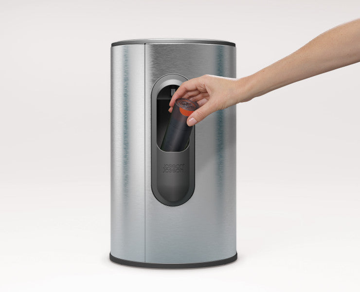 Joseph Joseph Arc 10L Bin - Stainless Steel