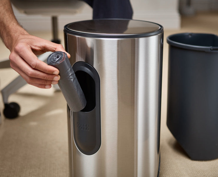Joseph Joseph Arc 10L Bin - Stainless Steel