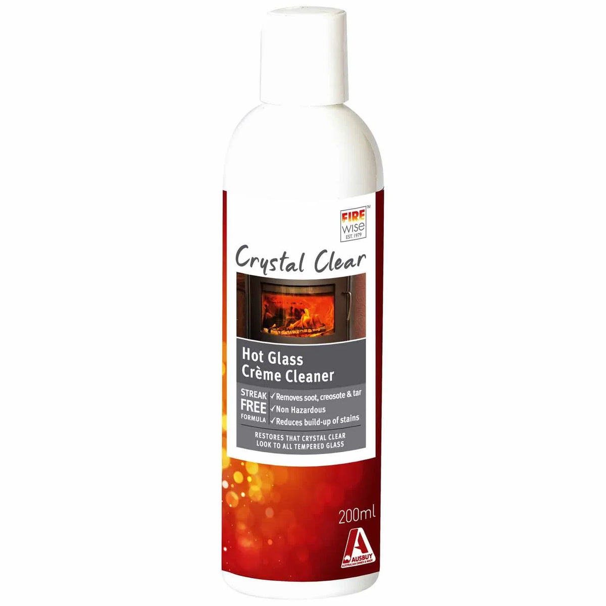 Firewise Crystal Clear Fireplace Glass Cleaner 200g — LX2001 ...