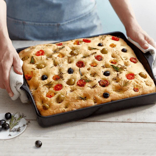 Emile Henry Focaccia Bread Baker - Charcoal - LX2001 - Homewares, Outdoor, Phone Accessories, Cases, Speakers, Headphones + More -