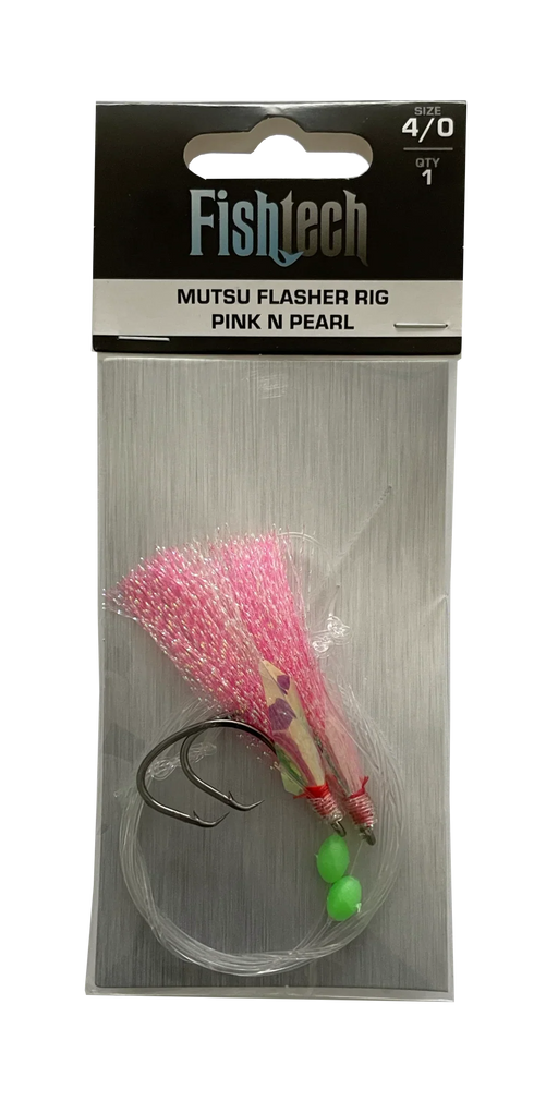 Fishtech 4/0 Mutsu Economy Flasher Rig - Pink n Pearl - LX2001 - Homewares, Outdoor, Phone Accessories, Cases, Speakers, Headphones + More -