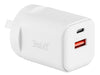 3sixT Wall Charger GaN 35W USB-C PD + QC27W USB-A(Max 15W)-W - LX2001 - Homewares, Outdoor, Phone Accessories, Cases, Speakers, Headphones + More -