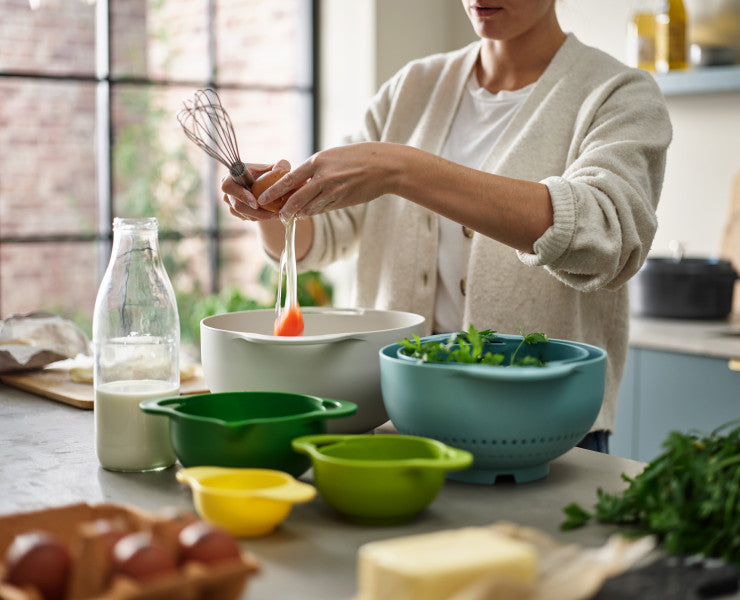 Joseph Joseph Duo 6pc Food Preparation Bowl Set (Opal)