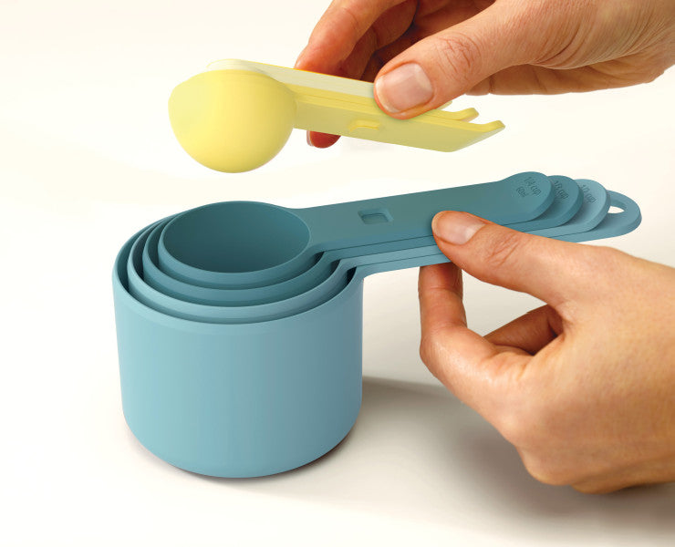 Joseph Joseph Duo 8pc Measuring Cup Set (Opal)