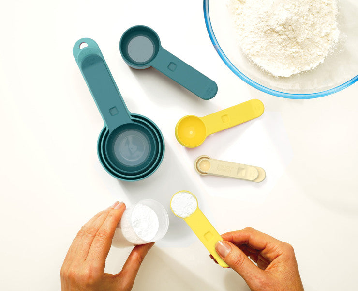 Joseph Joseph Duo 8pc Measuring Cup Set (Opal)