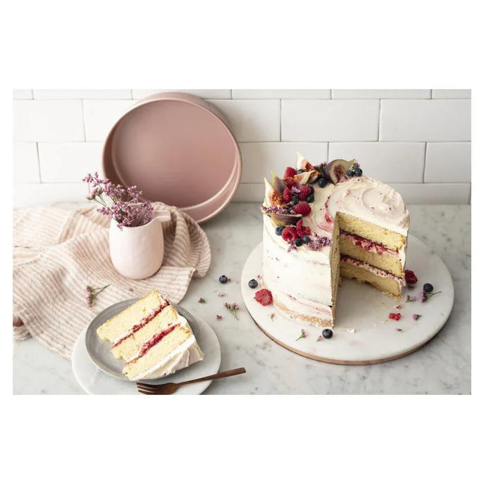 Wiltshire Round Cake Pan 2PK Wiltshire Rose Gold Round Non-Stick