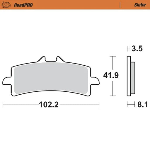 Brake Pads Front Moto Master Road Pro Sintered Ducati Husqvarna Kawasaki Ktm Suz - LX2001 - Homewares, Outdoor, Phone Accessories, Cases, Speakers, Headphones + More -