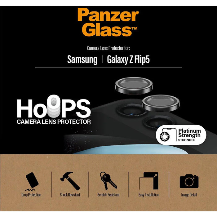 PanzerGlass Optical Hoop Rings Lens Protector Samsung Galaxy Z Flip5 Flip 5 - LX2001 - Homewares, Outdoor, Phone Accessories, Cases, Speakers, Headphones + More -