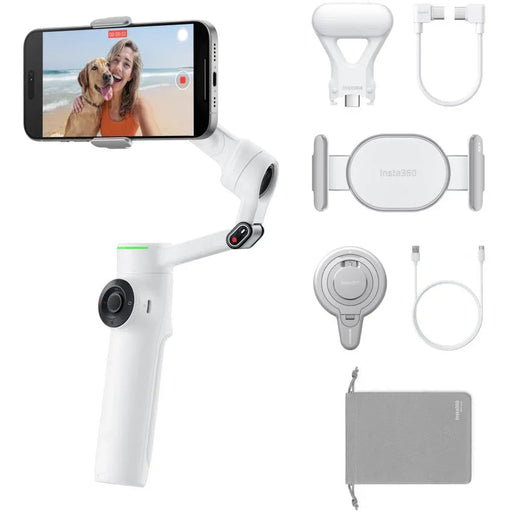 Insta360 Flow 2 Pro Creator Kit (White Edition) - LX2001 - Homewares, Outdoor, Phone Accessories, Cases, Speakers, Headphones + More -