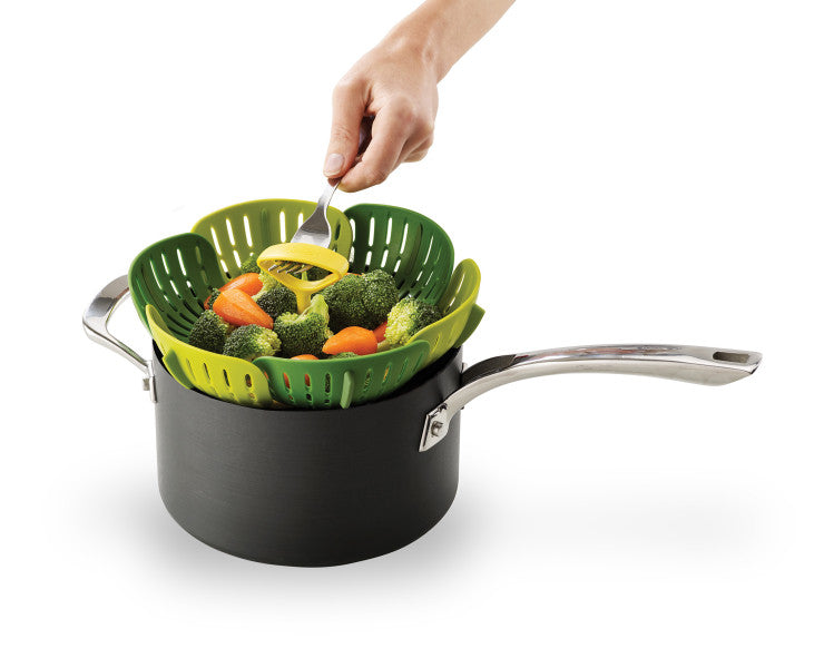 Joseph Joseph Duo Folding Steamer Basket (Green)