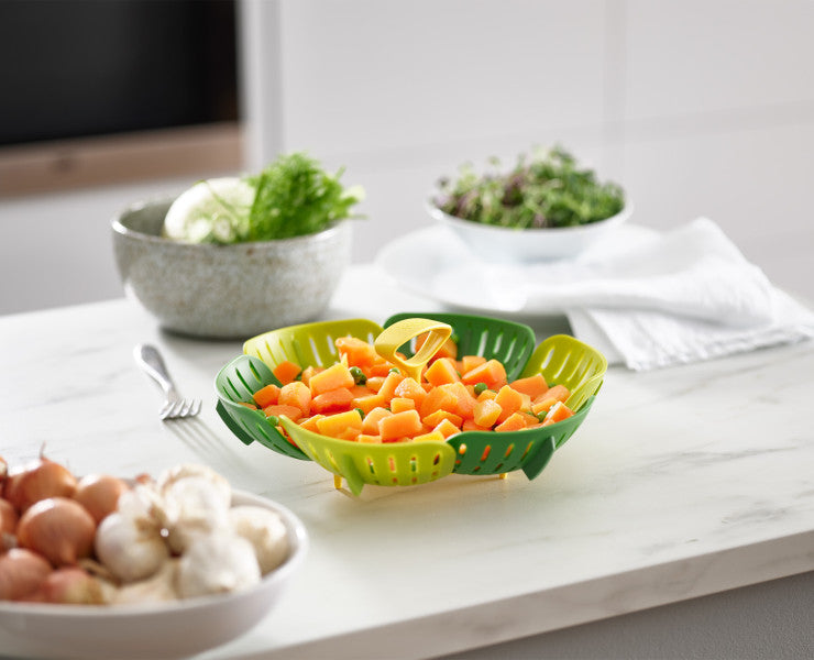 Joseph Joseph Duo Folding Steamer Basket (Green)