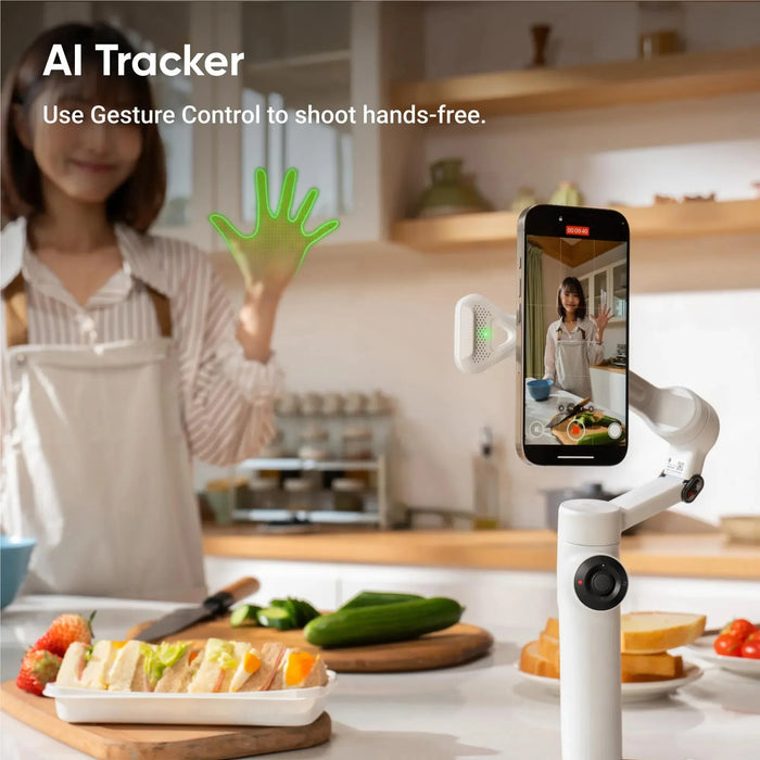 Insta360 Flow 2 AI Tracker Bundle (Summit White) - LX2001 - Homewares, Outdoor, Phone Accessories, Cases, Speakers, Headphones + More -