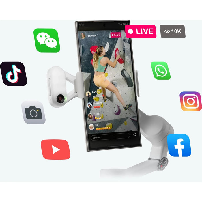 Insta360 Flow 2 AI Tracker Bundle (Stone Gray) - LX2001 - Homewares, Outdoor, Phone Accessories, Cases, Speakers, Headphones + More -
