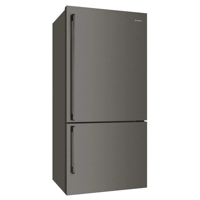 Westinghouse 496L bottom freezer fridge, dark stainless steel with pole handles, - LX2001 - Homewares, Outdoor, Phone Accessories, Cases, Speakers, Headphones + More -