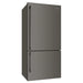 Westinghouse 496L bottom freezer fridge, dark stainless steel with pole handles, - LX2001 - Homewares, Outdoor, Phone Accessories, Cases, Speakers, Headphones + More -