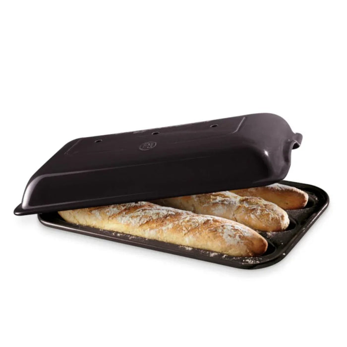 Emile Henry Baguette Baker - Charcoal - LX2001 - Homewares, Outdoor, Phone Accessories, Cases, Speakers, Headphones + More -