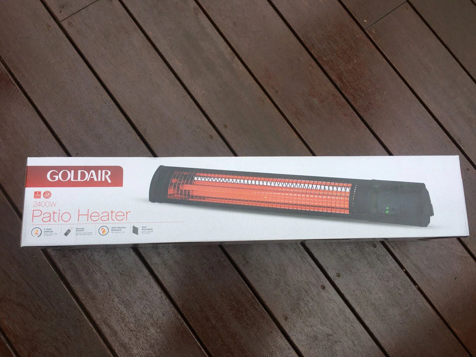 Goldair 2400W Compact Outdoor Radiant Heater Wall Mounted GEOR240 - LX2001 - Homewares, Outdoor, Phone Accessories, Cases, Speakers, Headphones + More -